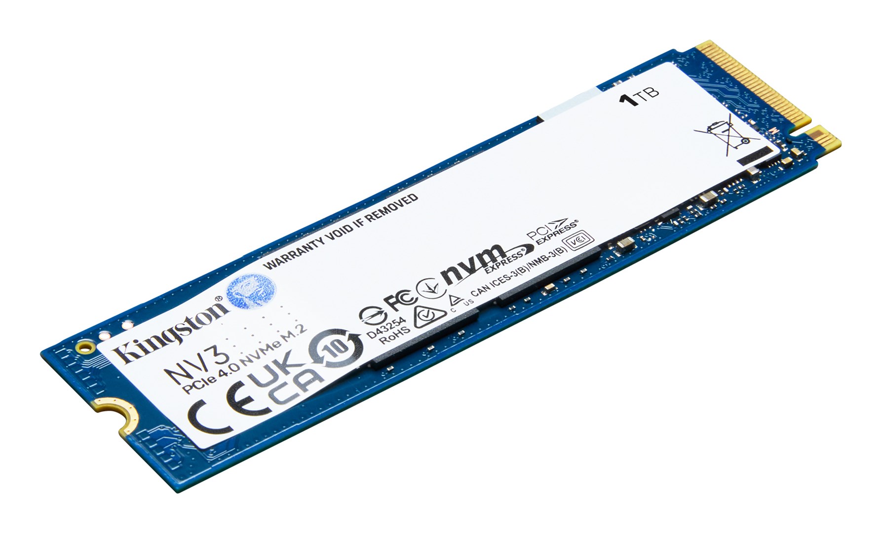 Kingston Technology 1000G NV3 M.2 2280 NVMe SSD Kingston Technology 1000G NV3 M.2 2280 NVMe SSD