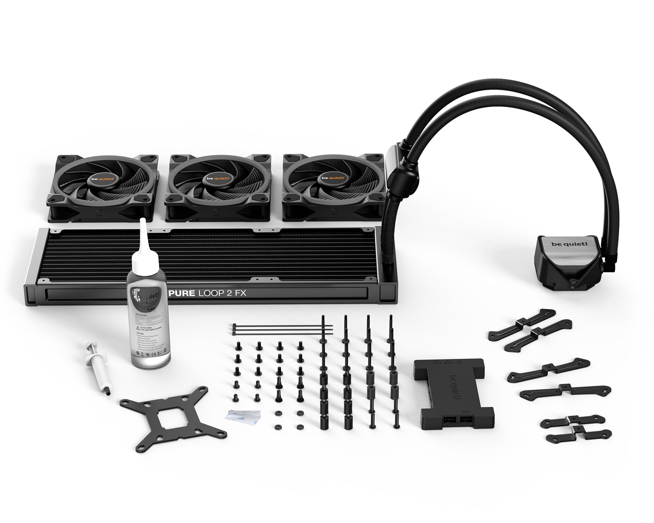 be quiet! Pure Loop 2 FX 360mm Processor All-in-one liquid cooler 12 cm Black 1 pc(s) be quiet! Pure Loop 2 FX 360mm Processor All-in-one liquid cooler 12 cm Black 1 pc(s)