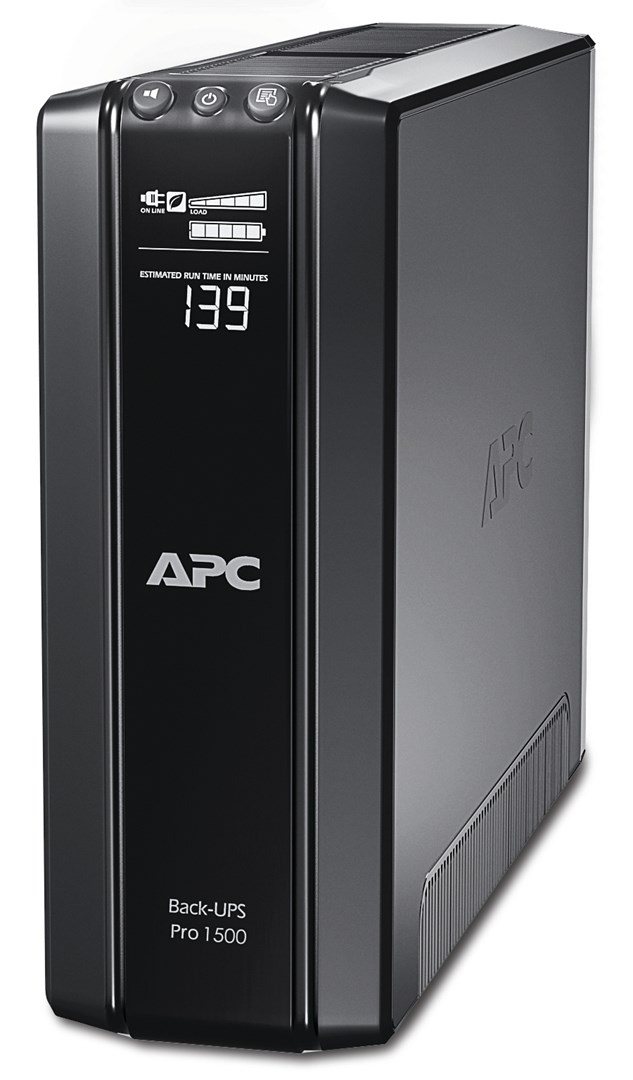 APC Back-UPS Pro, 1500VA/865W, Tower, 230V, 10x IEC C13 outlets, AVR, LCD, User Replaceable Battery APC Back-UPS Pro, 1500VA/865W, Tower, 230V, 10x IEC C13 outlets, AVR, LCD, User Replaceable Battery