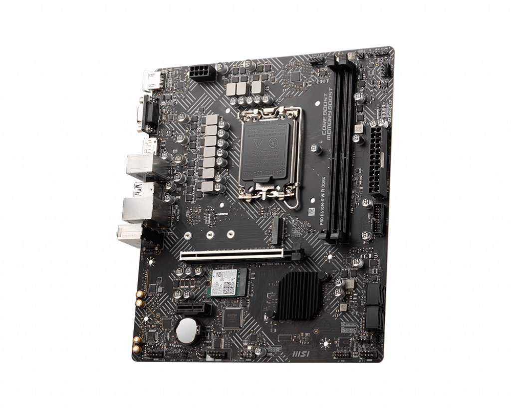 MSI PRO H610M-G WIFI DDR4 motherboard Intel H610 LGA 1700 micro ATX MSI PRO H610M-G WIFI DDR4 motherboard Intel H610 LGA 1700 micro ATX