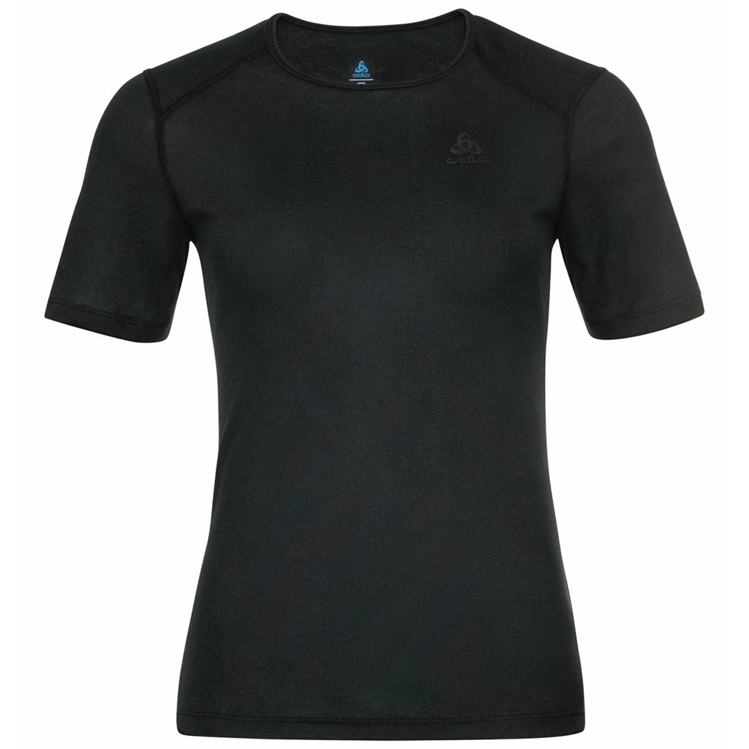 Odlo BL TOP crew neck s/s ACTIVE WARM ECO women's T-shirt, size M, black Odlo BL TOP crew neck s/s ACTIVE WARM ECO women's T-shirt, size M, black