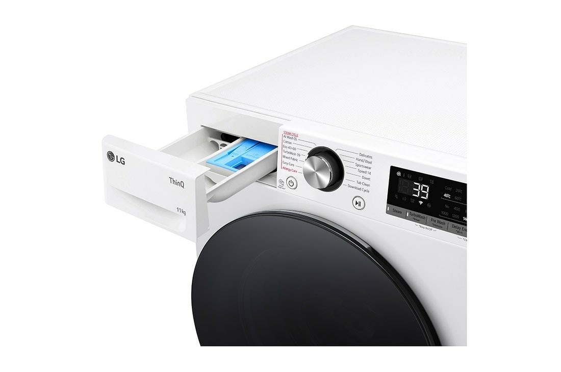 LG F4WR711S2W washing machine Front-load 11 kg 1400 RPM White LG F4WR711S2W washing machine Front-load 11 kg 1400 RPM White