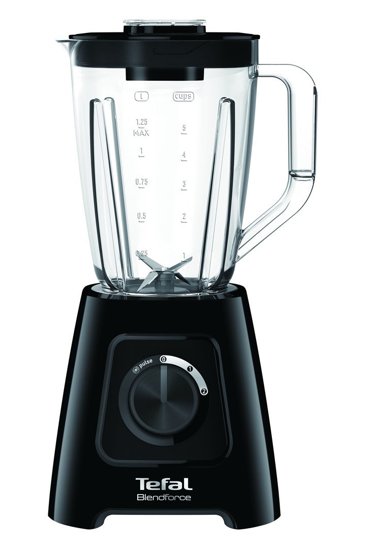 Tefal BlendForce II BL4208 blender 1.25 L Tabletop blender 600 W Black Tefal BlendForce II BL4208 blender 1.25 L Tabletop blender 600 W Black