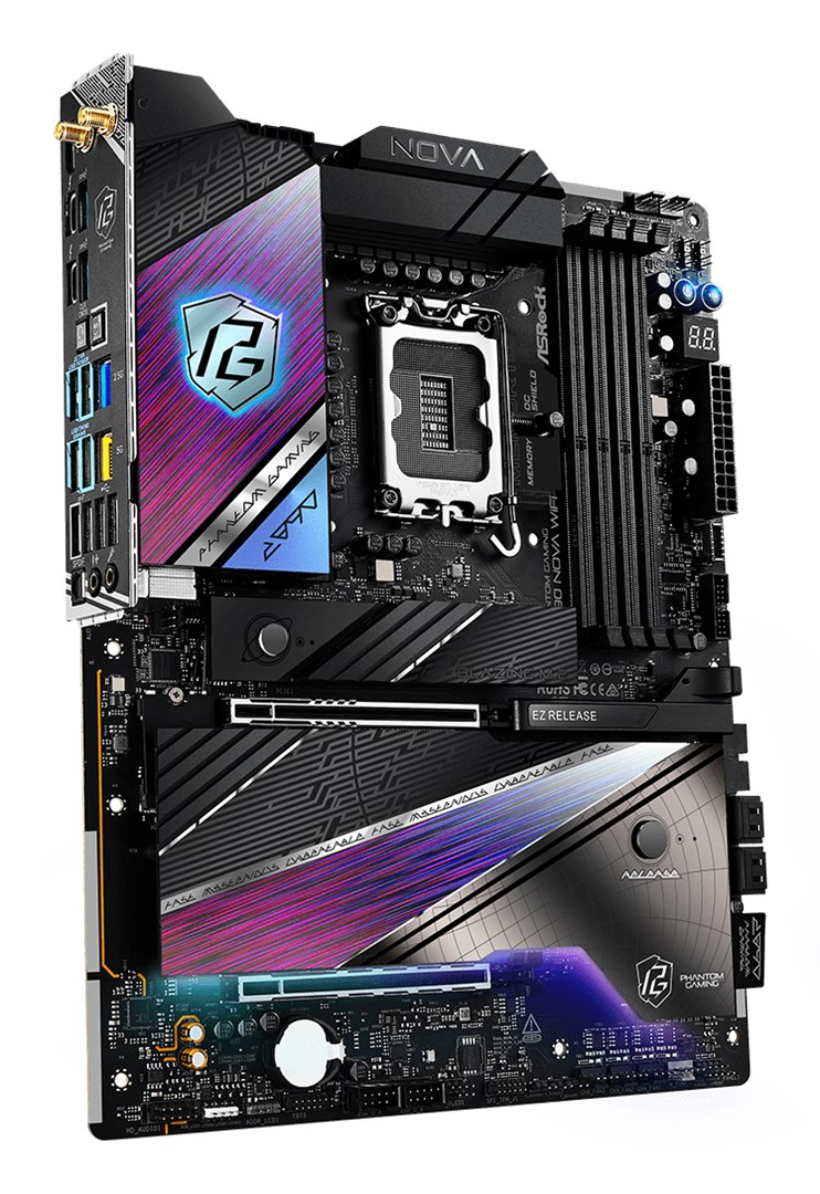 Asrock Phantom Gaming Z890 Nova WiFi Intel Z890 LGA 1851 (Socket V1) ATX Asrock Phantom Gaming Z890 Nova WiFi Intel Z890 LGA 1851 (Socket V1) ATX
