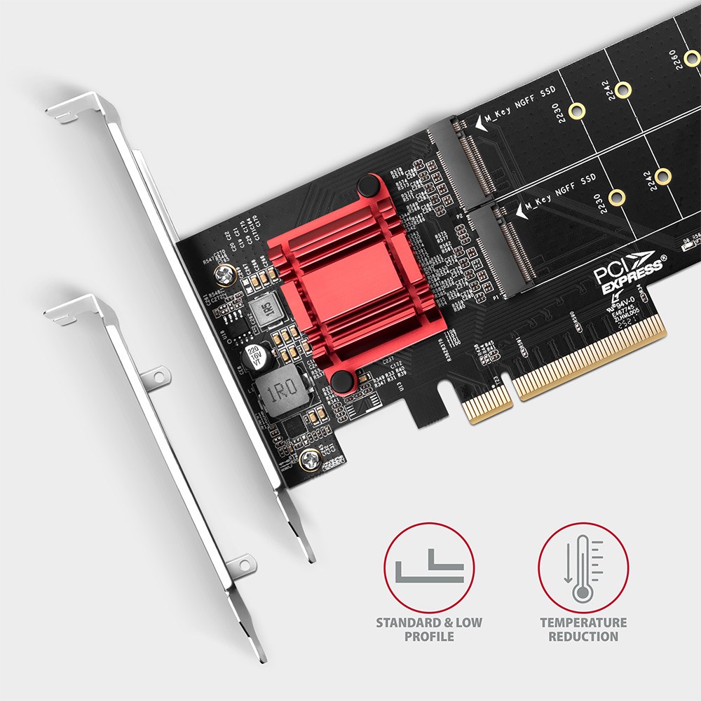 Axagon PCEM2-ND interface cards/adapter Internal M.2 Axagon PCEM2-ND interface cards/adapter Internal M.2