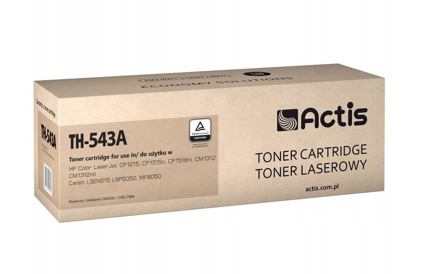 Actis TH-543A Toner (replacement for HP 125A CB543A, Canon CRG-716M; Standard; 1500 pages; magenta) Actis TH-543A Toner (replacement for HP 125A CB543A, Canon CRG-716M; Standard; 1500 pages; magenta)