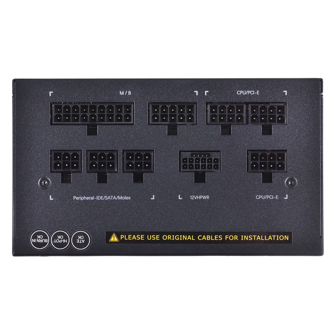 Gigabyte UD1000GM PG5 power supply unit 1000 W 20+4 pin ATX ATX Black Gigabyte UD1000GM PG5 power supply unit 1000 W 20+4 pin ATX ATX Black