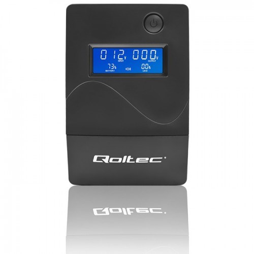 Qoltec Monolith uninterruptible power supply (UPS) Double-conversion (Online) 0.65 kVA 360 W 2 AC outlet(s) Qoltec Monolith uninterruptible power supply (UPS) Double-conversion (Online) 0.65 kVA 360 W 2 AC outlet(s)