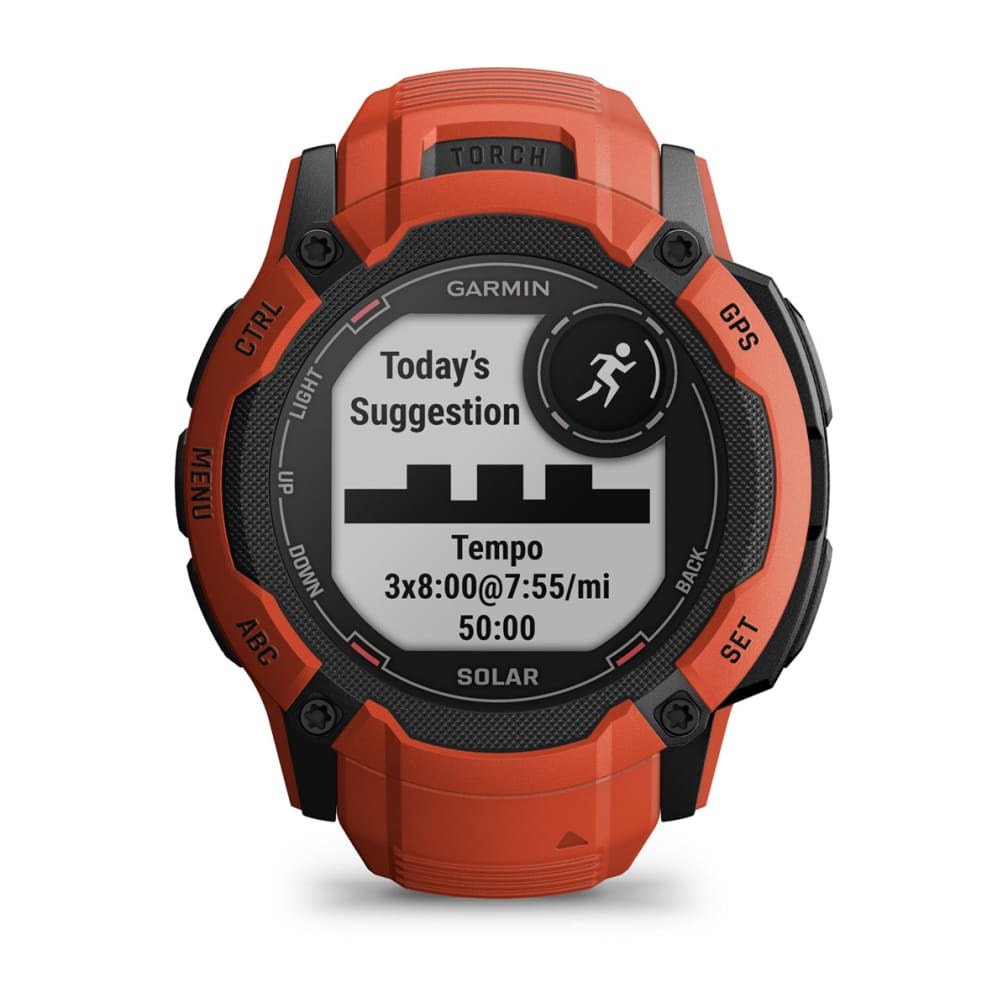 Garmin Instinct 2X Solar 2.79 cm (1.1") MIP 50 mm Digital 176 x 176 pixels Touchscreen Red GPS (satellite) Garmin Instinct 2X Solar 2.79 cm (1.1") MIP 50 mm Digital 176 x 176 pixels Touchscreen Red GPS (satellite)