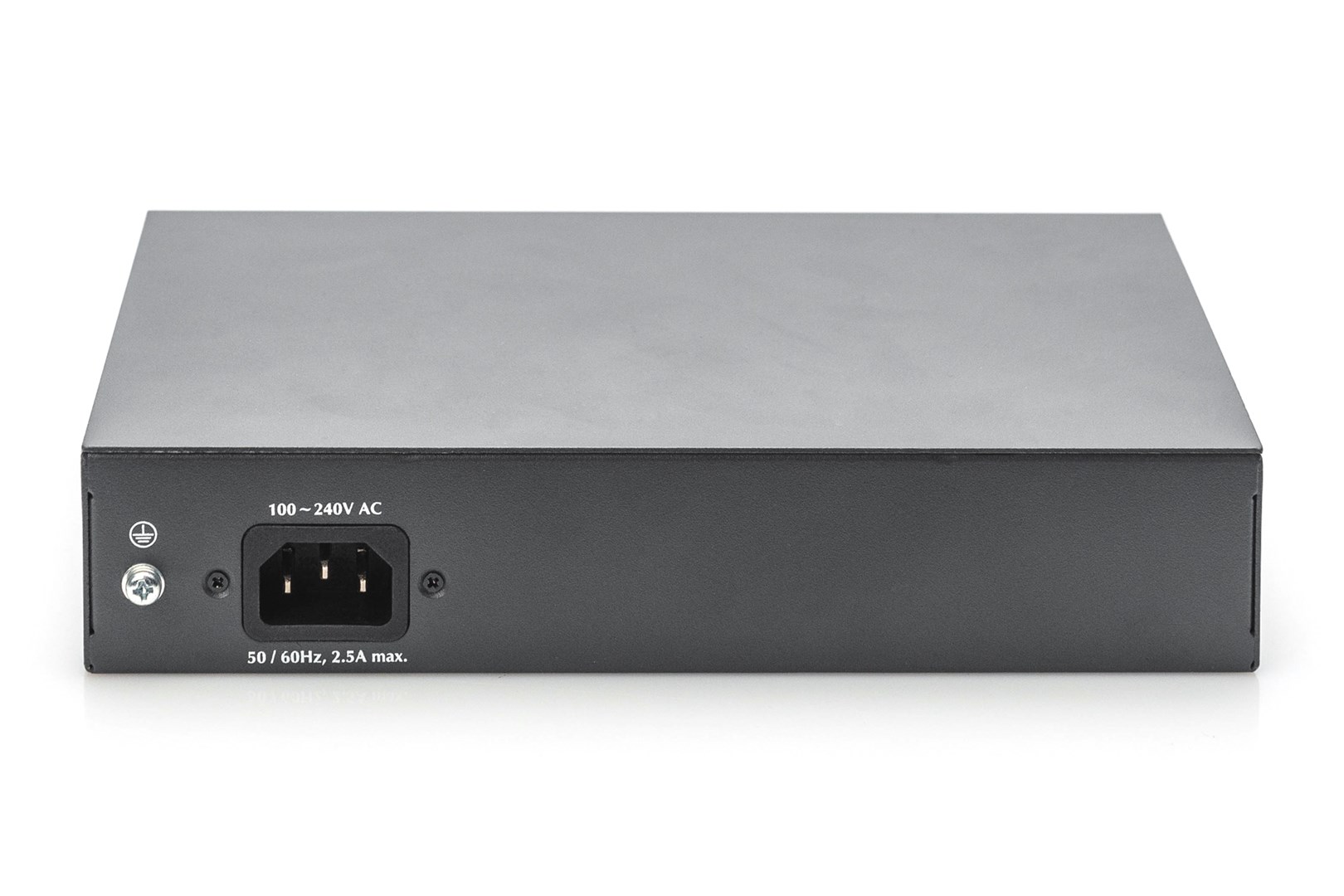 Digitus 8-Port Gigabit PoE Networkswitch, Desktop, unmanaged, 2 Uplink Ports, SFP, 180 W, af/at/bt Digitus 8-Port Gigabit PoE Networkswitch, Desktop, unmanaged, 2 Uplink Ports, SFP, 180 W, af/at/bt