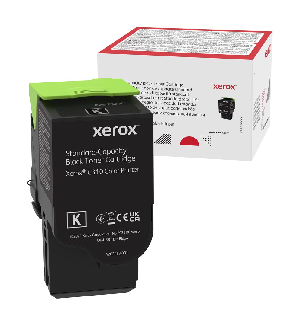 Xerox Genuine ® C310 Color Printer/C315 Color Multifunction Printer Black Standard capacity Toner Cartridge (3000 Pages) - 006R04356 Xerox Genuine ® C310 Color Printer/C315 Color Multifunction Printer Black Standard capacity Toner Cartridge (3000 Pages) - 006R04356