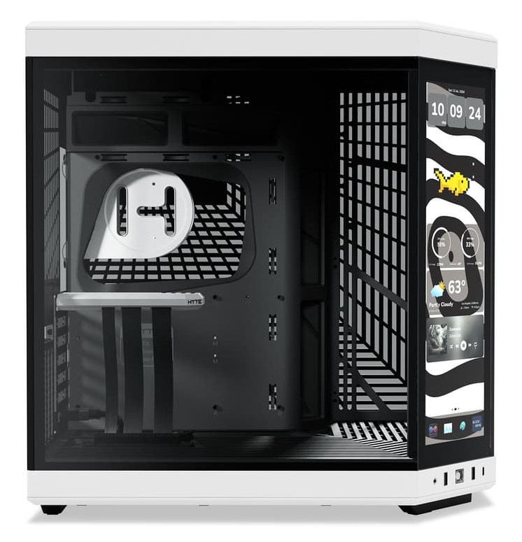 HYTE Y70 Touch Infinite Midi Tower Black, White HYTE Y70 Touch Infinite Midi Tower Black, White