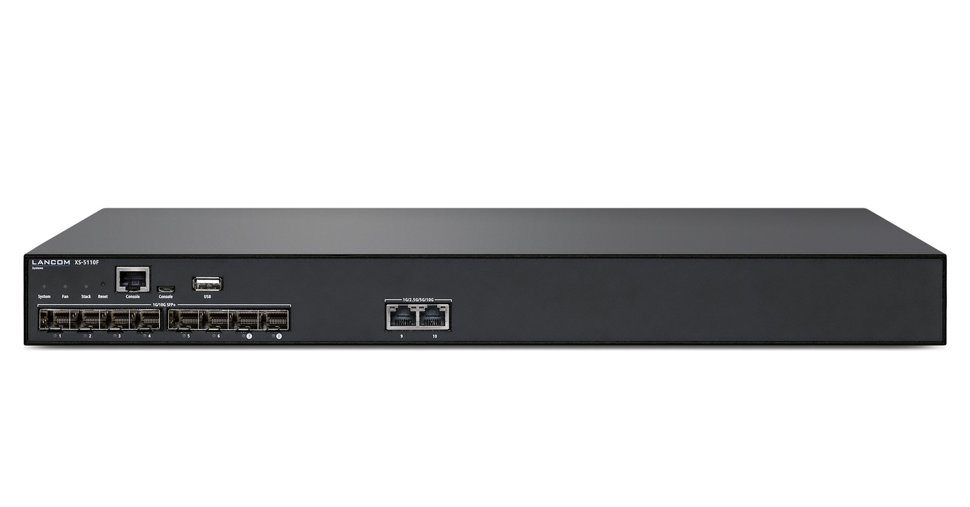 LANCOM XS-5110F Managed L2/L3 10G Ethernet (100/1000/10000) 1U Black LANCOM XS-5110F Managed L2/L3 10G Ethernet (100/1000/10000) 1U Black