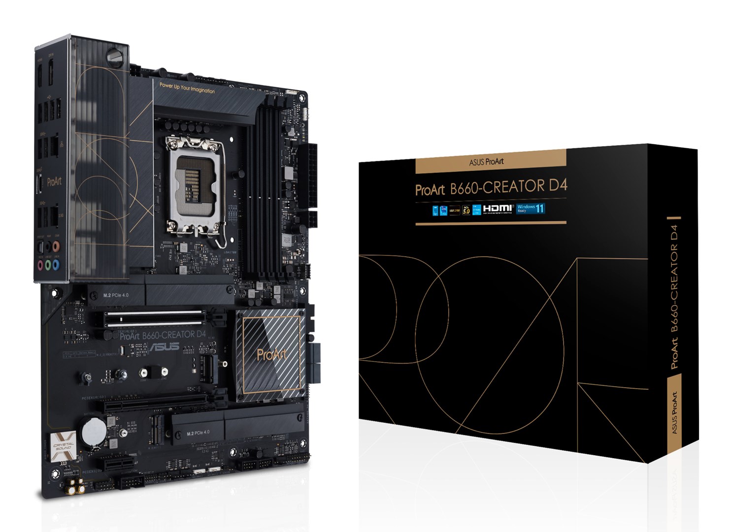 ASUS PROART B660-CREATOR D4 Intel B660 LGA 1700 ATX ASUS PROART B660-CREATOR D4 Intel B660 LGA 1700 ATX