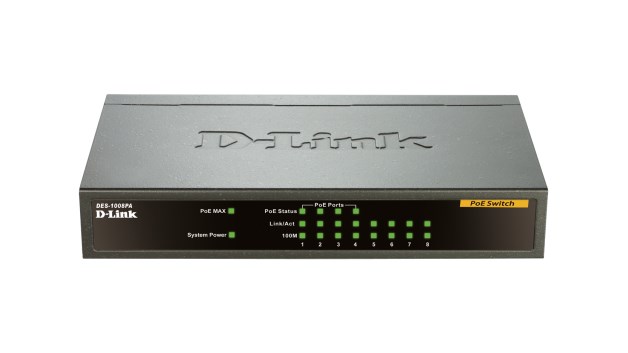 D-Link 8-port 10/100 Desktop Switch with 4 PoE Ports D-Link 8-port 10/100 Desktop Switch with 4 PoE Ports