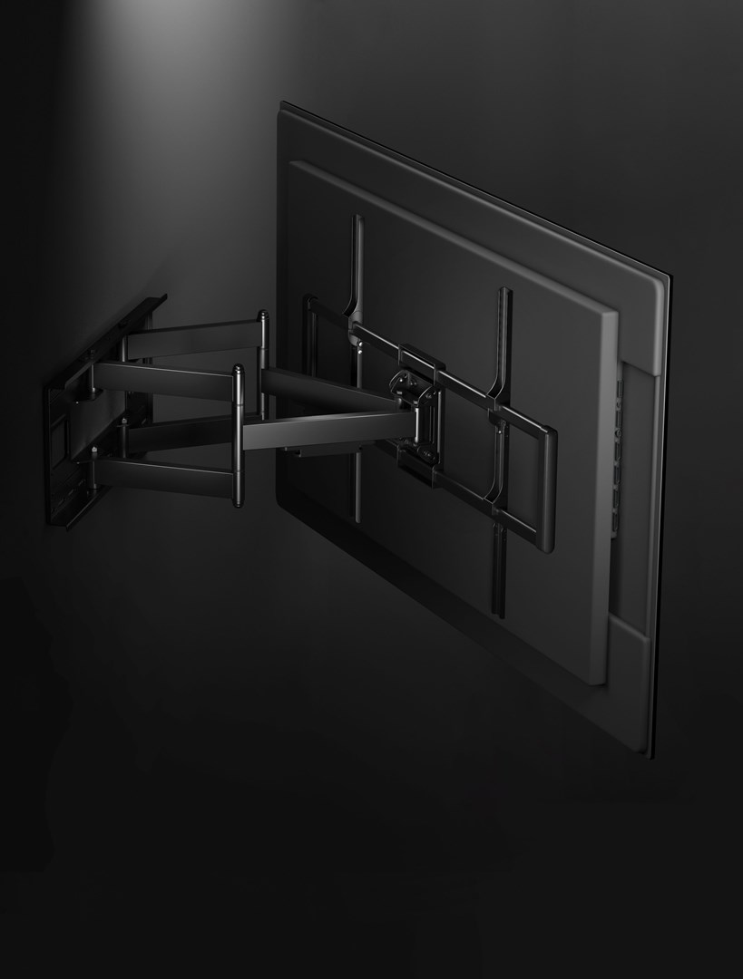 Gembird WM-120ST-01 TV mount/stand 3.05 m (120") Black Gembird WM-120ST-01 TV mount/stand 3.05 m (120") Black