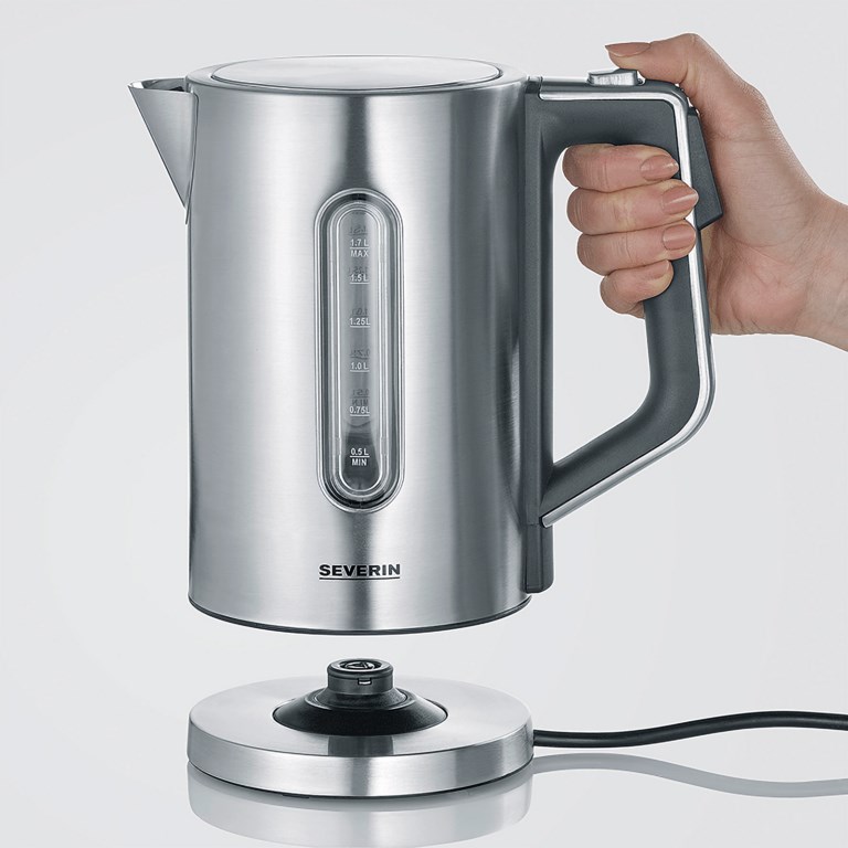 Severin 3418000 electric kettle 1.7 L 3000 W Black, Stainless steel Severin 3418000 electric kettle 1.7 L 3000 W Black, Stainless steel