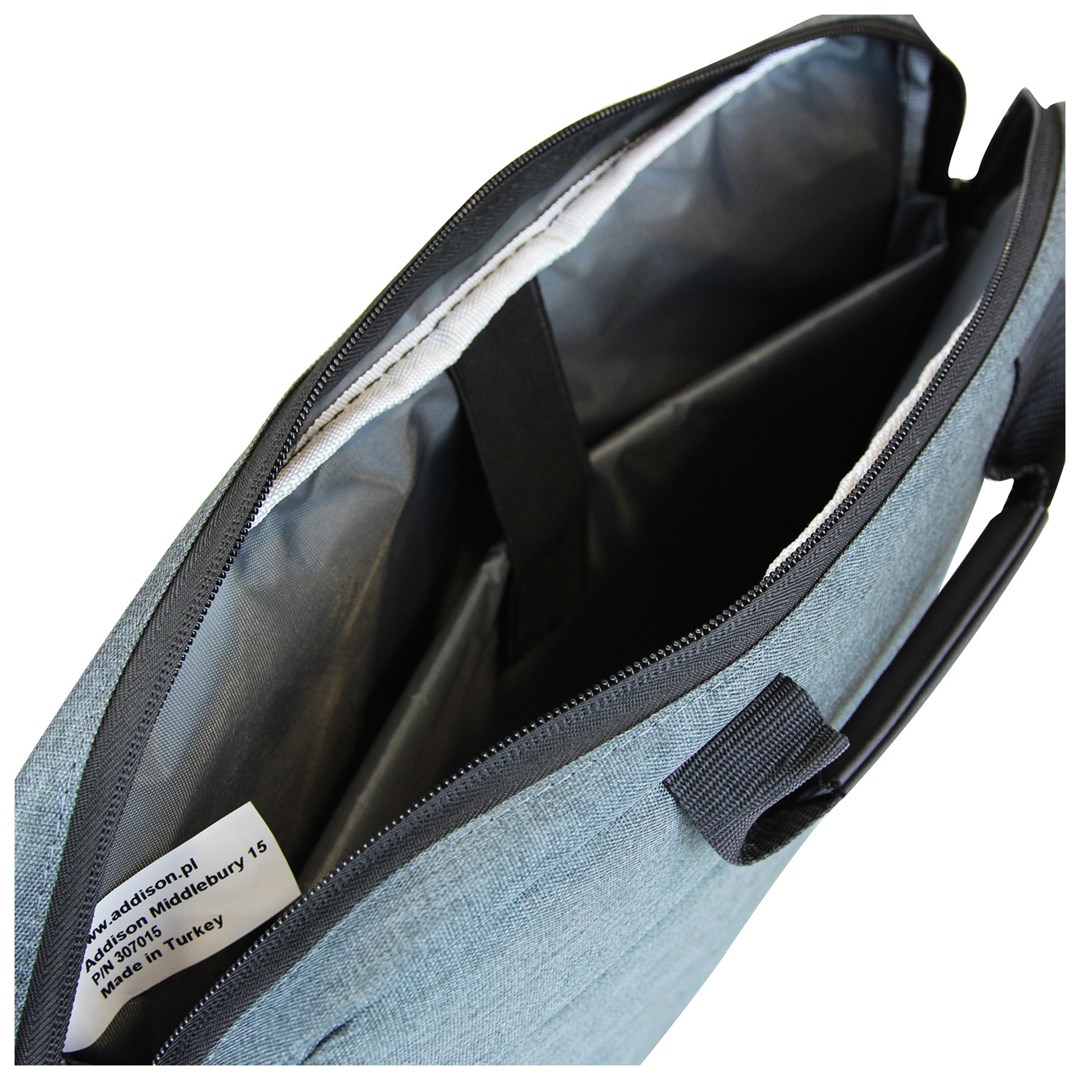 Addison 307015 notebook case 39.6 cm (15.6") Toploader bag Grey Addison 307015 notebook case 39.6 cm (15.6") Toploader bag Grey