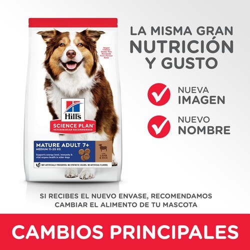 HILL'S Science Plan Mature Adult Medium Lamb and rice - dry dog food - 2.5 kg HILL'S Science Plan Mature Adult Medium Lamb and rice - dry dog food - 2.5 kg