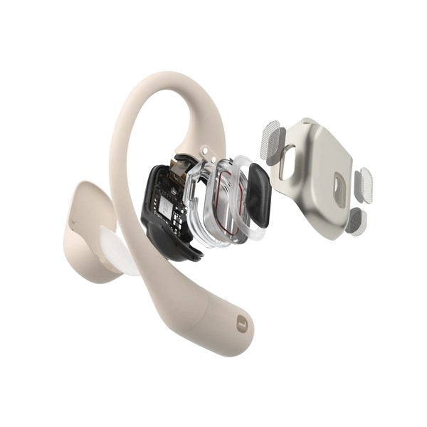 SHOKZ OpenFit Headphones Wireless Ear-hook Calls/Music/Sport/Everyday Bluetooth White SHOKZ OpenFit Headphones Wireless Ear-hook Calls/Music/Sport/Everyday Bluetooth White