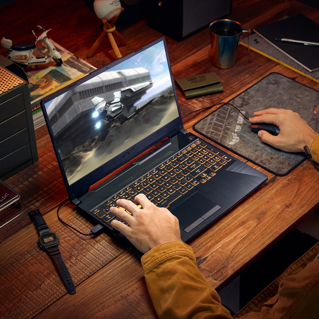 ASUS TUF Gaming A15 FA506NCR-WH71 AMD Ryzen™ 7 7435HS Laptop 39.6 cm (15.6") Full HD 16 GB DDR5-SDRAM 512 GB SSD NVIDIA GeForce RTX 3050 Wi-Fi 6 (802.11ax) Windows 11 Home Black New Repack/Repacked ASUS TUF Gaming A15 FA506NCR-WH71 AMD Ryzen™ 7 7435HS Laptop 39.6 cm (15.6") Full HD 16 GB DDR5-SDRAM 512 GB SSD NVIDIA GeForce RTX 3050 Wi-Fi 6 (802.11ax) Windows 11 Home Black New Repack/Repacked