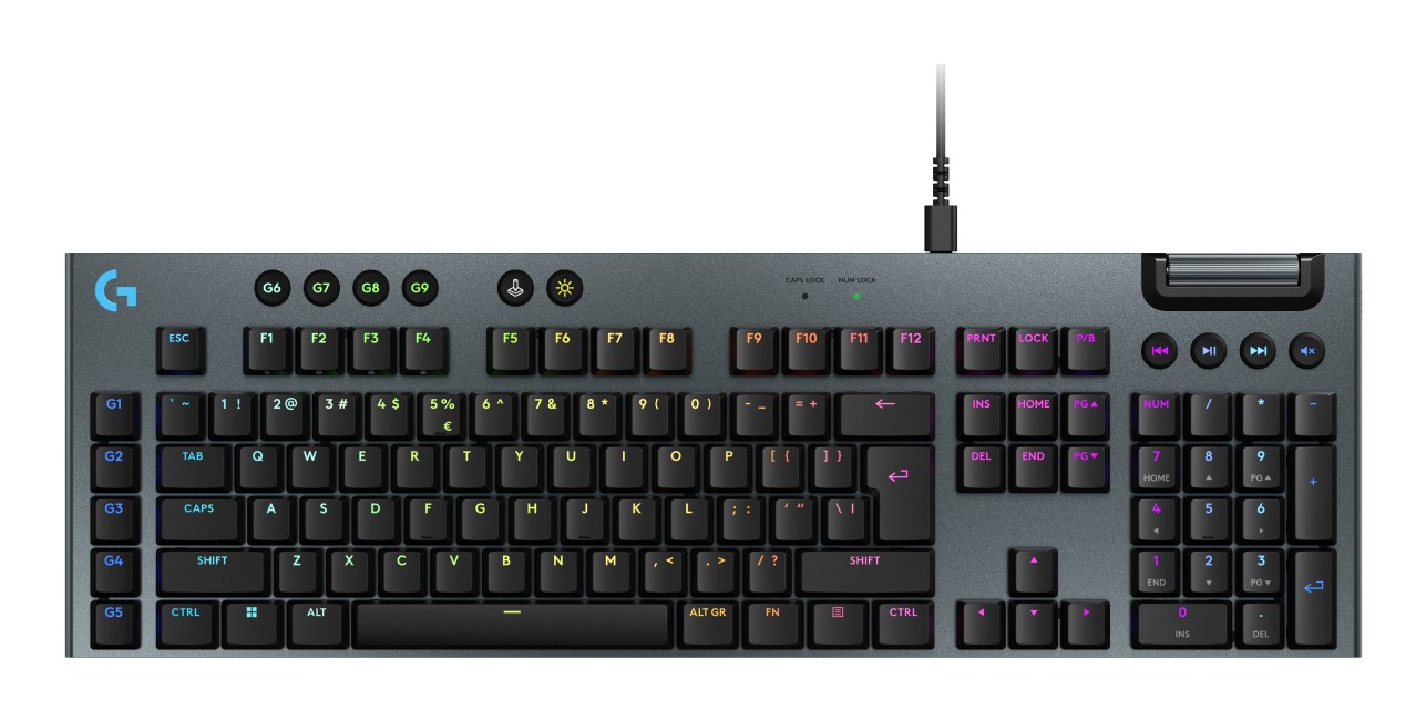 Logitech G G915 X keyboard Gaming USB QWERTY US International Black Logitech G G915 X keyboard Gaming USB QWERTY US International Black