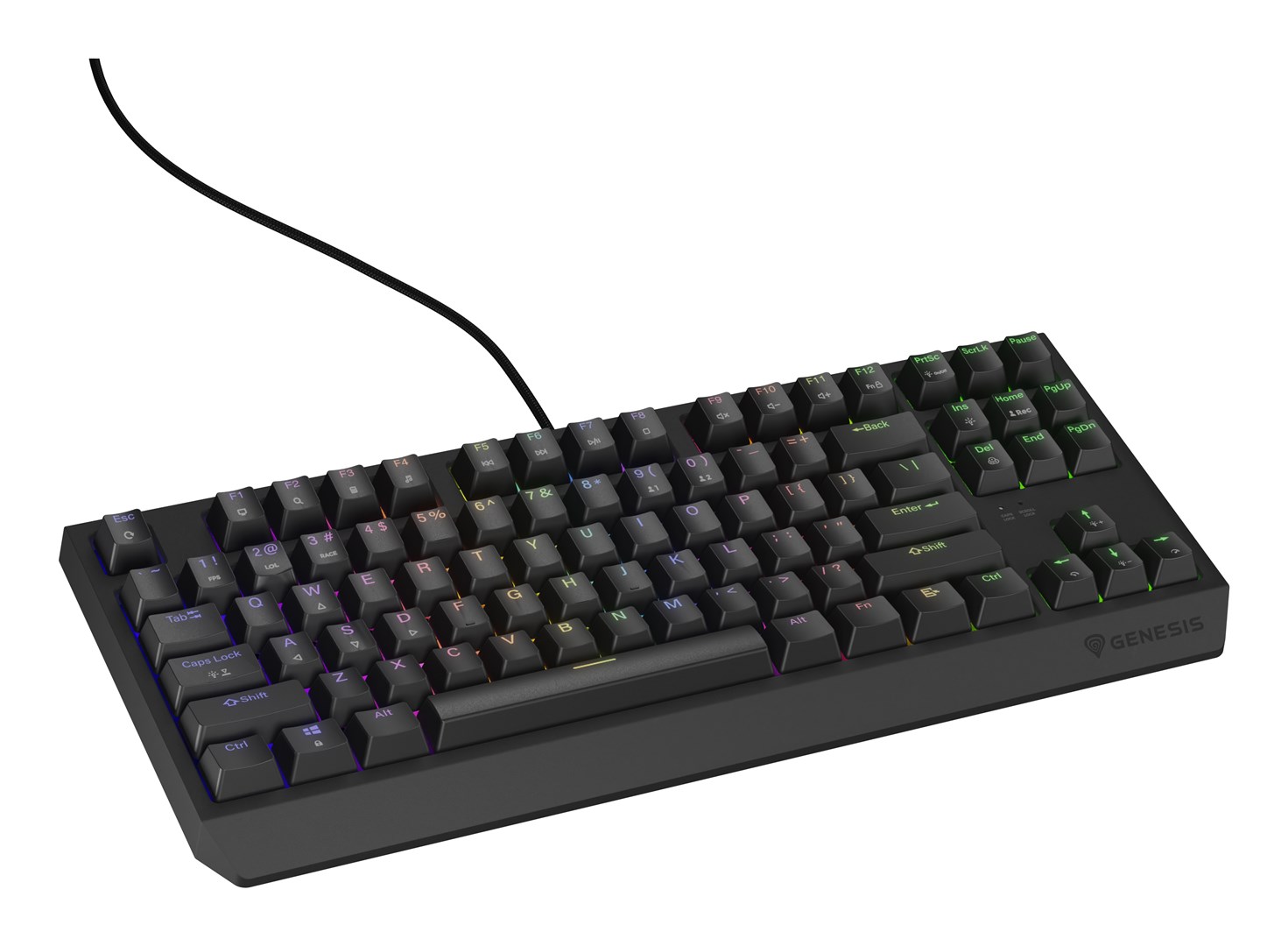 GENESIS Thor 230 TKL keyboard Gaming USB QWERTY US English Black GENESIS Thor 230 TKL keyboard Gaming USB QWERTY US English Black