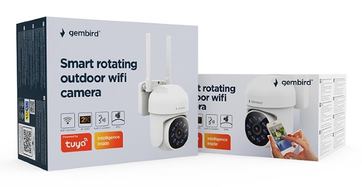 Gembird TSL-ODCAM-WRHD-01 security camera Turret IP security camera Outdoor 2560 x 1440 pixels Wall Gembird TSL-ODCAM-WRHD-01 security camera Turret IP security camera Outdoor 2560 x 1440 pixels Wall