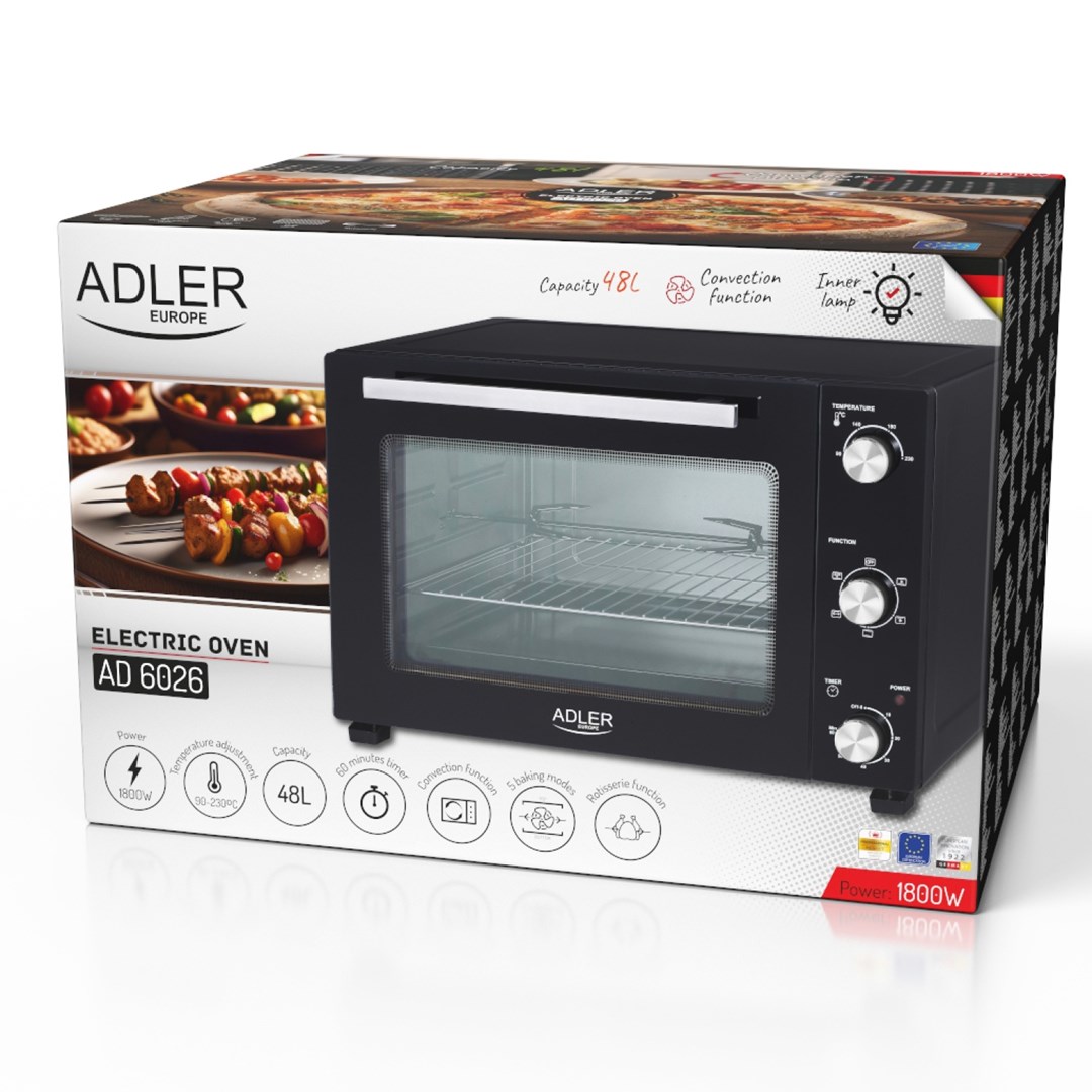 Adler AD 6026 oven Black Adler AD 6026 oven Black