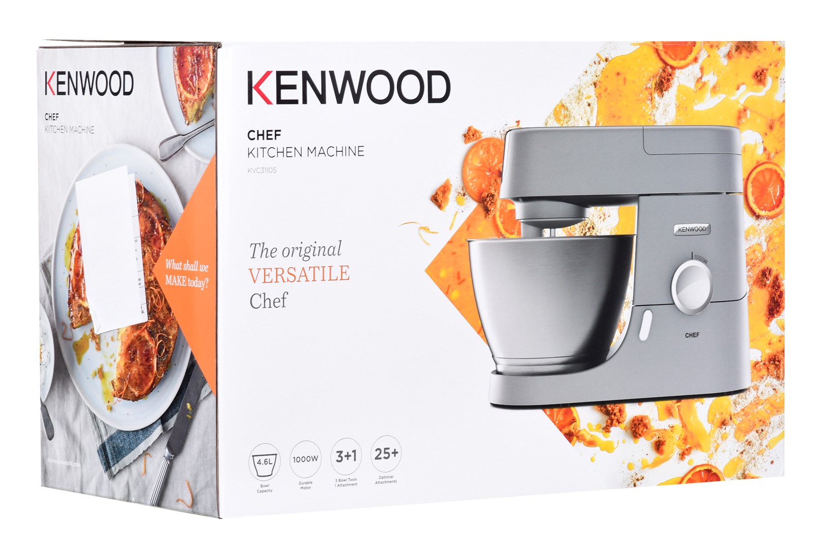 Kenwood KVC3110S food processor 4.6 L Silver 1000 W Kenwood KVC3110S food processor 4.6 L Silver 1000 W