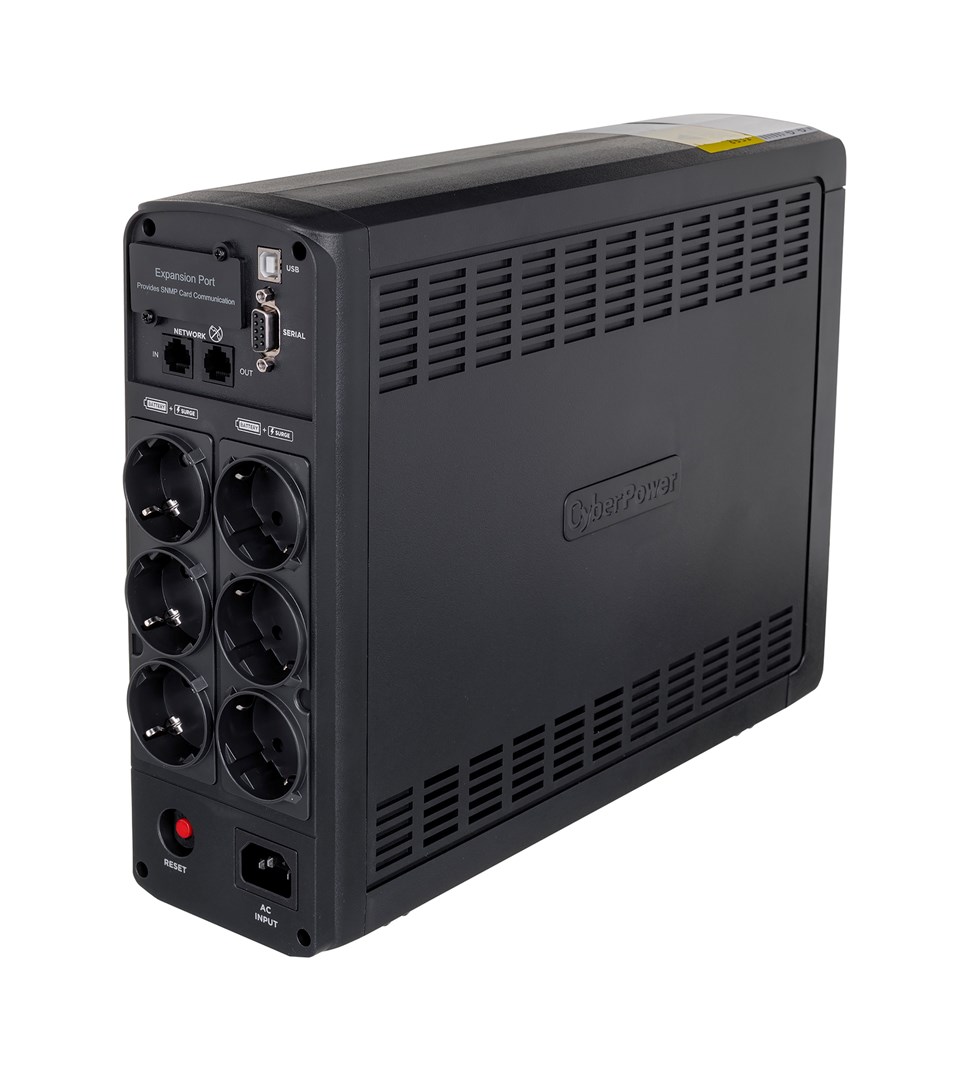 CyberPower CP1600EPFCLCD uninterruptible power supply (UPS) Line-Interactive 1.6 kVA 1000 W 6 AC outlet(s) CyberPower CP1600EPFCLCD uninterruptible power supply (UPS) Line-Interactive 1.6 kVA 1000 W 6 AC outlet(s)