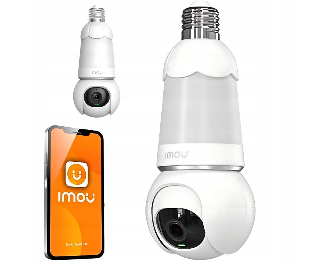 Imou IP Bulb Cam 5MP IPC-S6DP, 5 MP (2880 x 1620) Imou IP Bulb Cam 5MP IPC-S6DP, 5 MP (2880 x 1620)