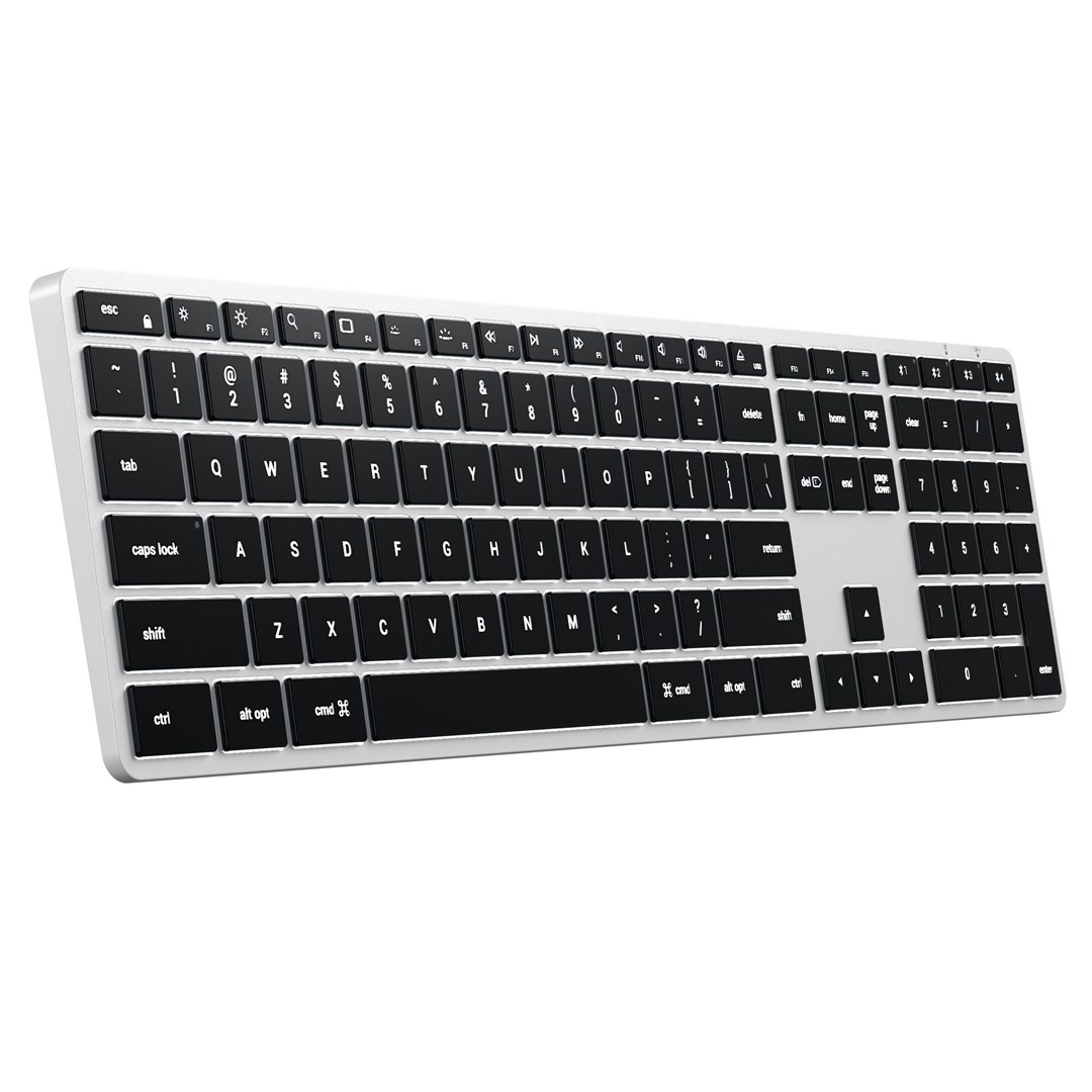 Satechi Slim X3 keyboard Bluetooth numpad silver Satechi Slim X3 keyboard Bluetooth numpad silver