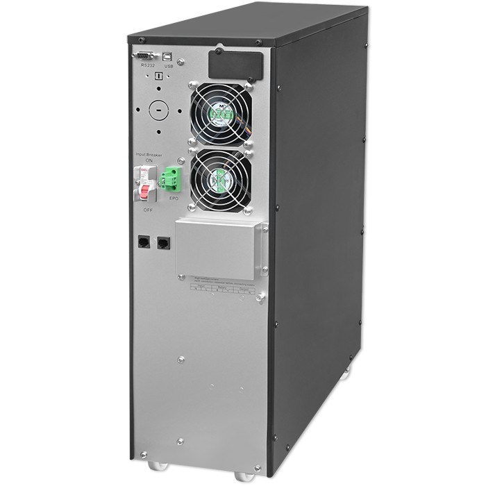 Qoltec 52284 Uninterruptible Power Supply UPS | 10kVA | 10000W | Power factor 1.0 | LCD | EPO | USB | On-line Qoltec 52284 Uninterruptible Power Supply UPS | 10kVA | 10000W | Power factor 1.0 | LCD | EPO | USB | On-line