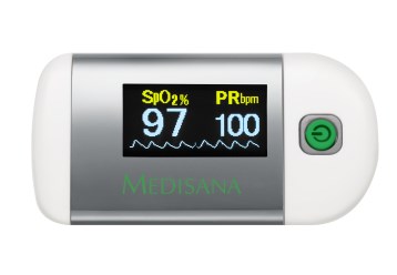 Medisana PM 100 heart rate monitor Finger Silver, White Medisana PM 100 heart rate monitor Finger Silver, White