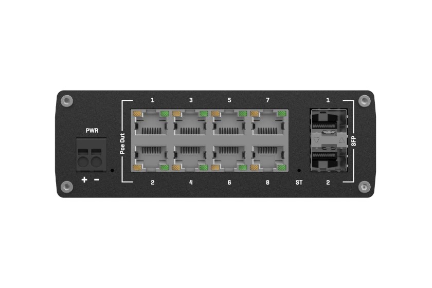 Teltonika TSW202 Managed L2 Gigabit Ethernet (10/100/1000) Power over Ethernet (PoE) Aluminium, Blue Teltonika TSW202 Managed L2 Gigabit Ethernet (10/100/1000) Power over Ethernet (PoE) Aluminium, Blue