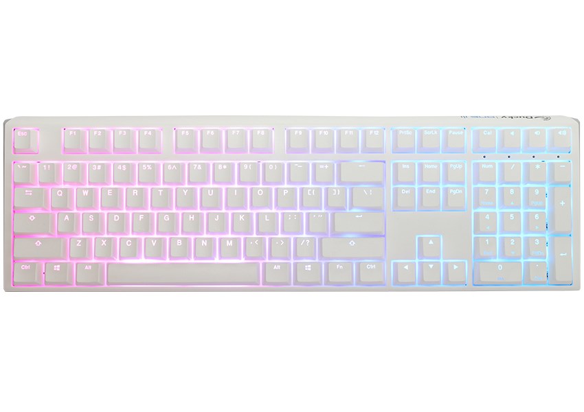 Ducky One 3 RGB keyboard Gaming USB QWERTY US English White Ducky One 3 RGB keyboard Gaming USB QWERTY US English White