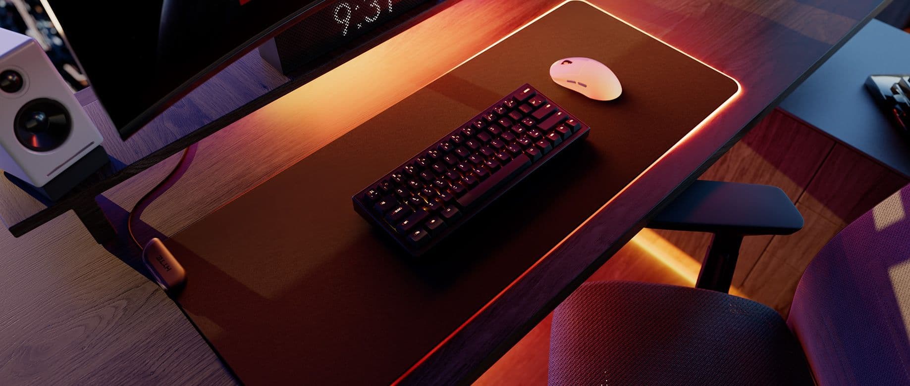 HYTE CNVS Gaming mouse pad Black HYTE CNVS Gaming mouse pad Black