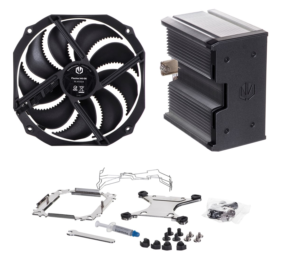 ENDORFY Fortis 5 Processor Air cooler 14 cm Black, Grey, Steel ENDORFY Fortis 5 Processor Air cooler 14 cm Black, Grey, Steel