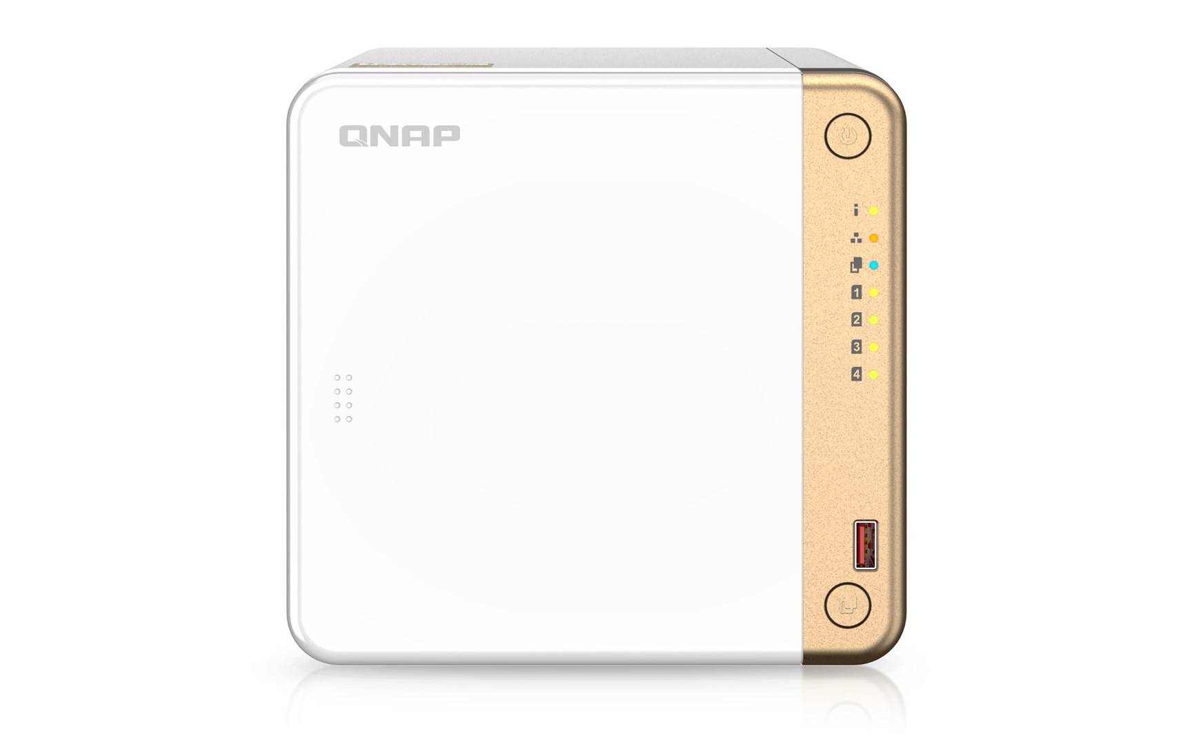 QNAP TS-462-4G NAS/storage server Tower Intel® Celeron® N4505 4 GB DDR4 0 TB QNAP QTS White QNAP TS-462-4G NAS/storage server Tower Intel® Celeron® N4505 4 GB DDR4 0 TB QNAP QTS White