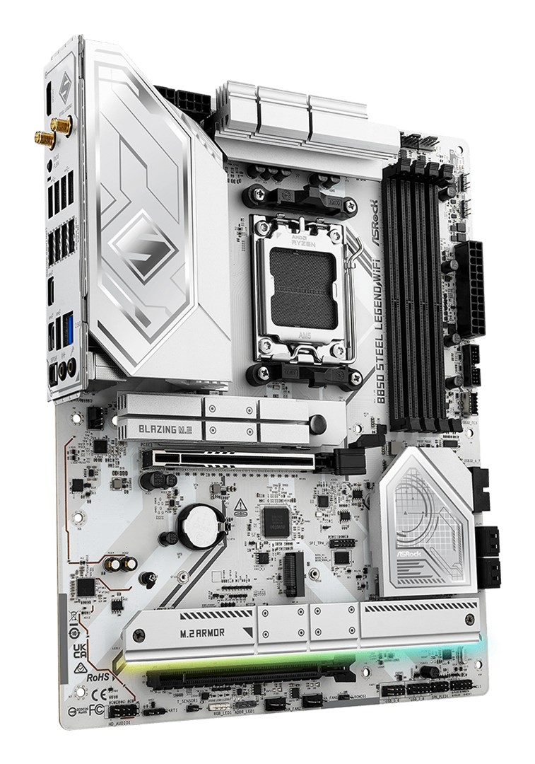 Asrock B850 Steel Legend WiFi AMD B850 Socket AM5 ATX Asrock B850 Steel Legend WiFi AMD B850 Socket AM5 ATX