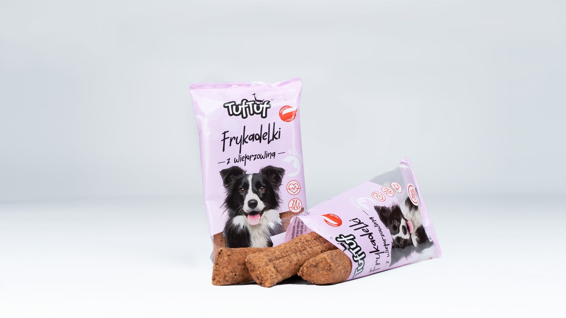 TUF TUF Meaty sticks with pork - dog treat - 70g TUF TUF Meaty sticks with pork - dog treat - 70g