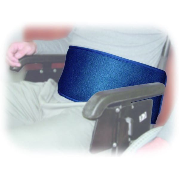 Secuback wheelchair stabiliser belt with abdominal attachment (type 1) Secuback wheelchair stabiliser belt with abdominal attachment (type 1)