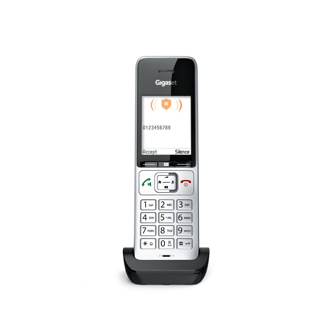 Gigaset COMFORT 500HX Analog/DECT telephone Caller ID Black, Silver Gigaset COMFORT 500HX Analog/DECT telephone Caller ID Black, Silver
