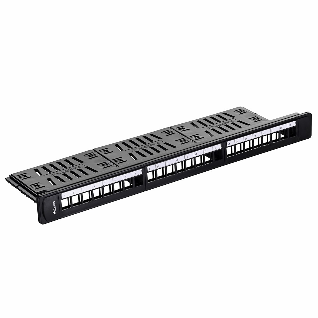 Lanberg PPKS-1124-B patch panel 1U Lanberg PPKS-1124-B patch panel 1U