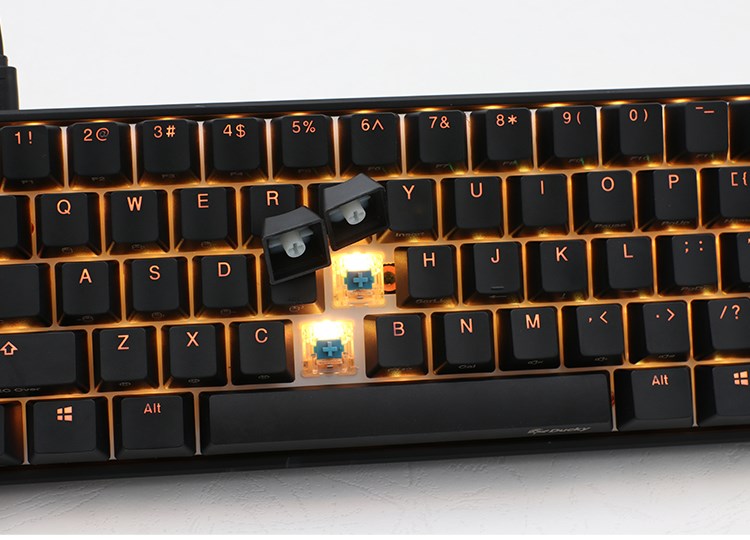 Ducky Mecha Mini keyboard Gaming USB German Black Ducky Mecha Mini keyboard Gaming USB German Black