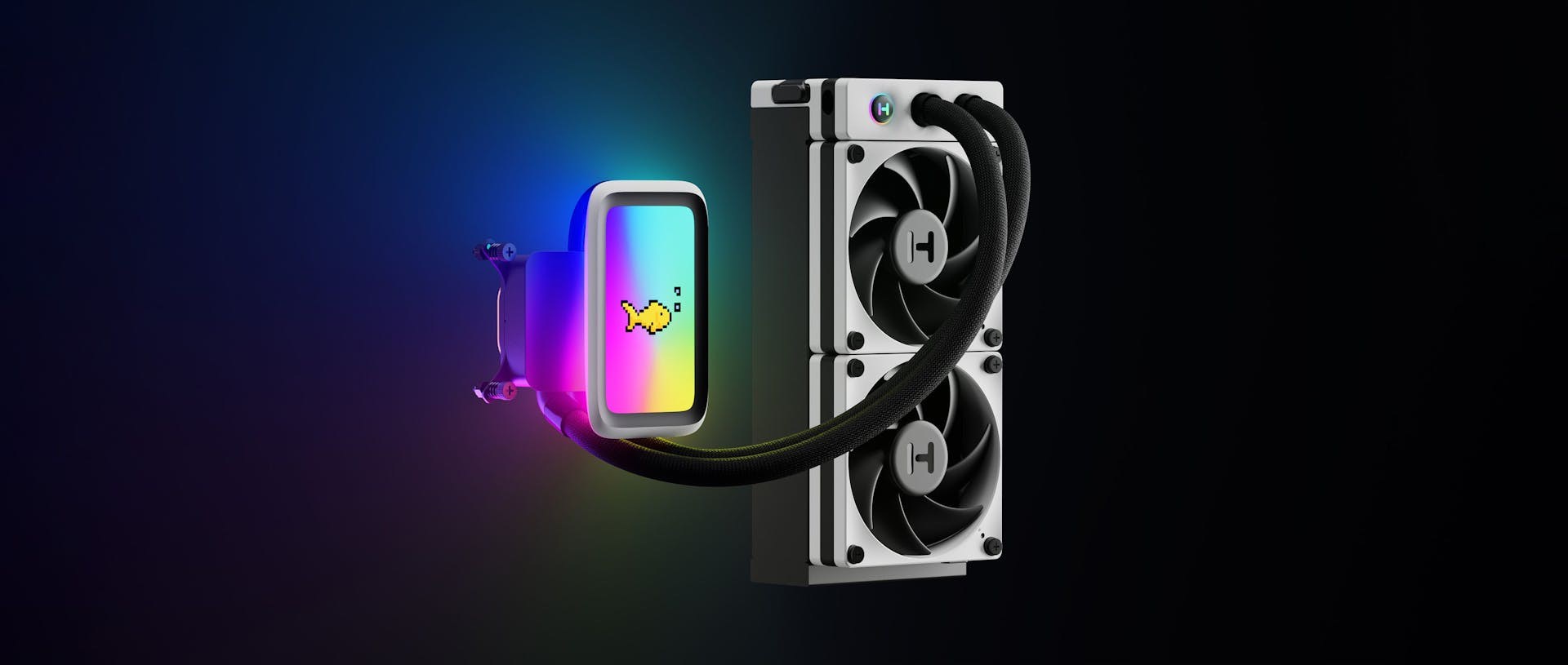 HYTE THICC Q60 Processor Liquid cooling kit 12 cm Black, White 2 pc(s) HYTE THICC Q60 Processor Liquid cooling kit 12 cm Black, White 2 pc(s)