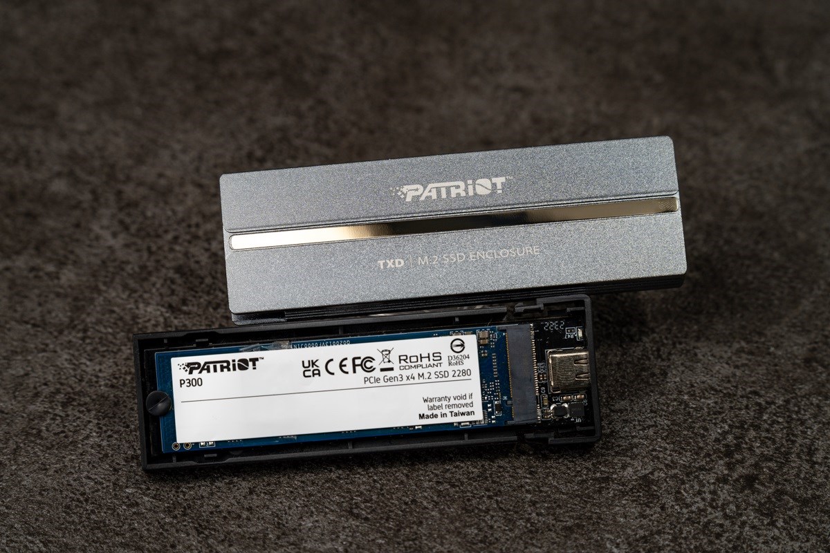 SSD enclosure PATRIOT MEMORY TXD M.2 NVME 1.3 up to 8TB (PV810UPNGM) Grey SSD enclosure PATRIOT MEMORY TXD M.2 NVME 1.3 up to 8TB (PV810UPNGM) Grey