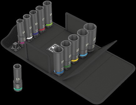 Wera 05004841001 impact socket Impact socket set Black Wera 05004841001 impact socket Impact socket set Black