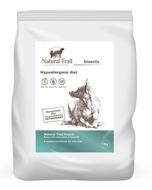 NATURAL TRAIL Premium Insects - dry dog food - 2kg NATURAL TRAIL Premium Insects - dry dog food - 2kg